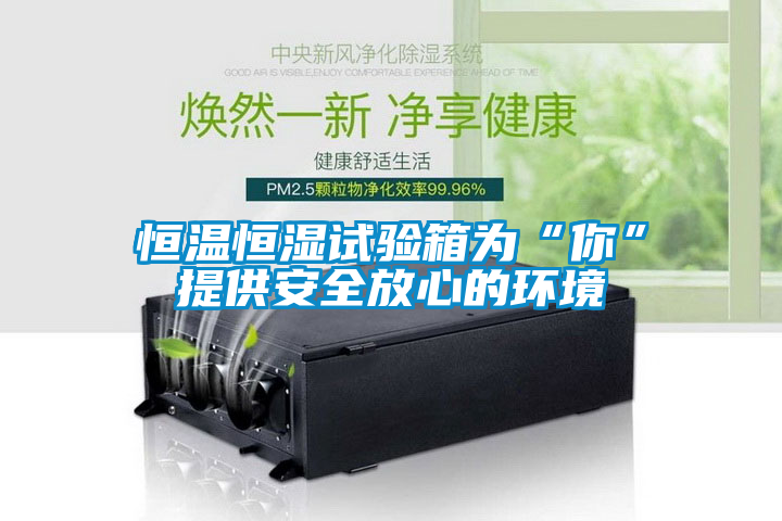 恒溫恒濕試驗箱為“你”提供安全放心的環(huán)境