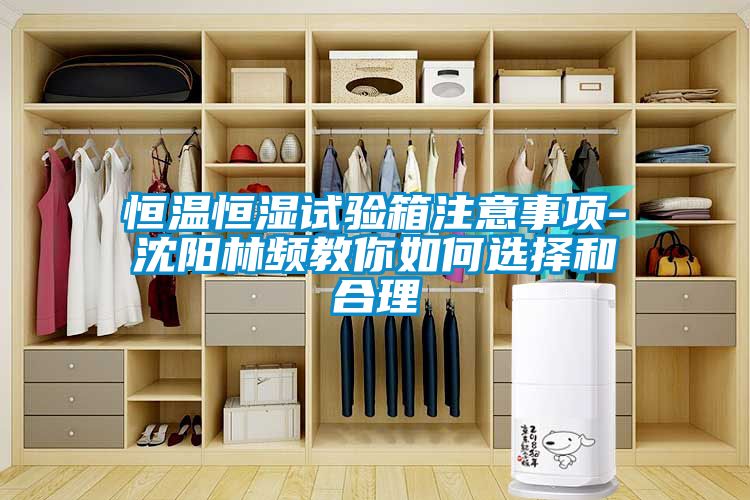 恒溫恒濕試驗箱注意事項-沈陽(yáng)林頻教你如何選擇和合理