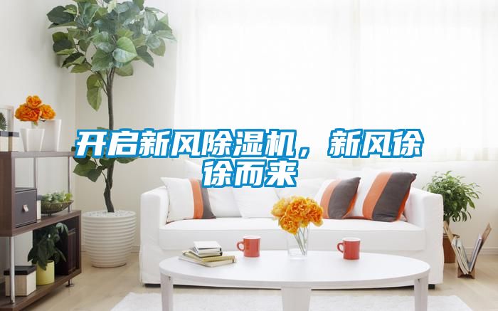 開(kāi)啟新風(fēng)除濕機，新風(fēng)徐徐而來(lái)