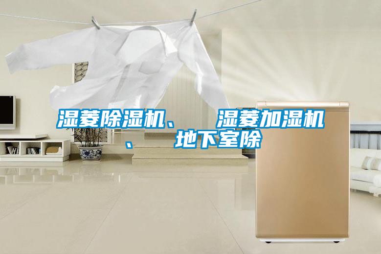 濕菱除濕機、  濕菱加濕機、  地下室除