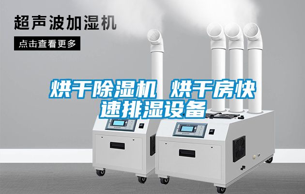烘干除濕機 烘干房快速排濕設備