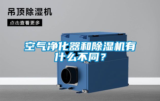 空氣凈化器和除濕機有什么不同？