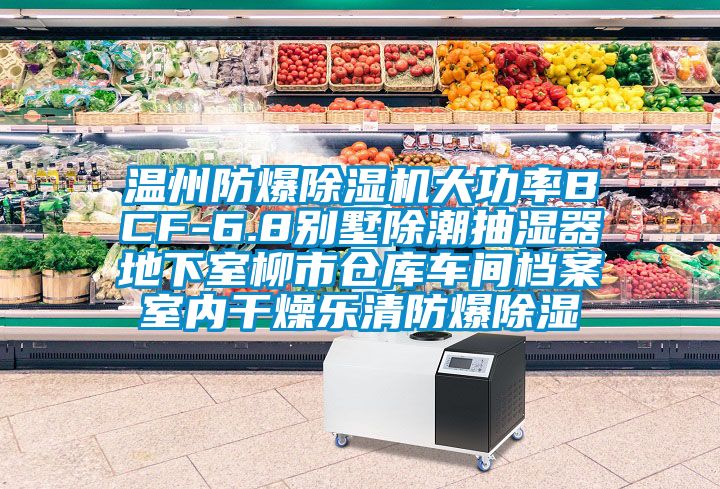 溫州防爆除濕機大功率BCF-6.8別墅除潮抽濕器地下室柳市倉庫車(chē)間檔案室內干燥樂(lè )清防爆除濕