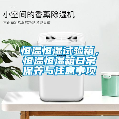 恒溫恒濕試驗箱，恒溫恒濕箱日常保養與注意事項