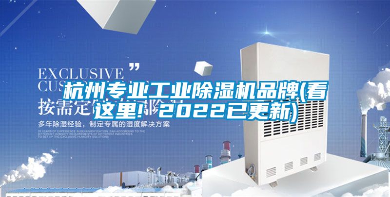 杭州專(zhuān)業(yè)工業(yè)除濕機品牌(看這里! 2022已更新)