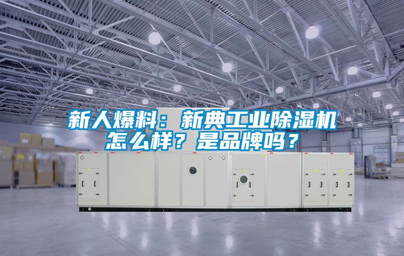 新人爆料：新典工業(yè)除濕機怎么樣？是品牌嗎？