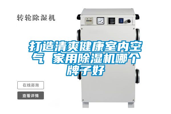 打造清爽健康室內空氣 家用除濕機哪個(gè)牌子好