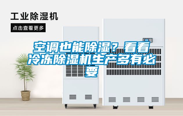 空調也能除濕？看看冷凍除濕機生產(chǎn)多有必要