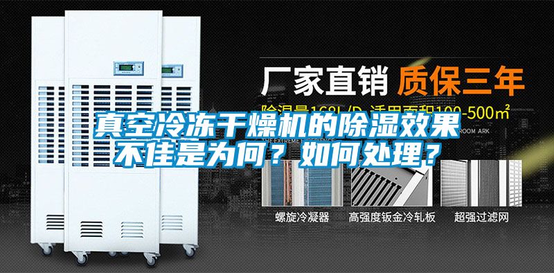 真空冷凍干燥機的除濕效果不佳是為何？如何處理？