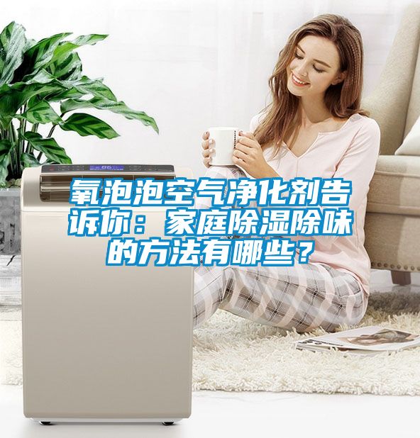 氧泡泡空氣凈化劑告訴你：家庭除濕除味的方法有哪些？