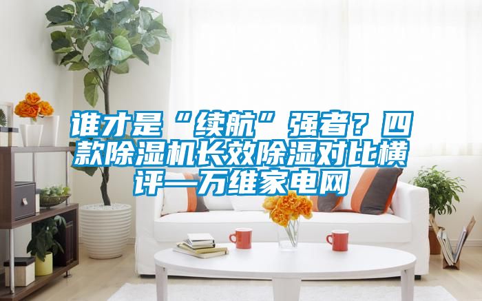 誰(shuí)才是“續航”強者？四款除濕機長(cháng)效除濕對比橫評—萬(wàn)維家電網(wǎng)