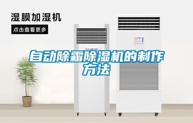 自動(dòng)除霜除濕機的制作方法