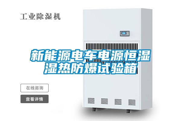 新能源電車(chē)電源恒濕濕熱防爆試驗箱