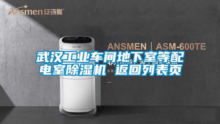武漢工業(yè)車(chē)間地下室等配電室除濕機 返回列表頁(yè)