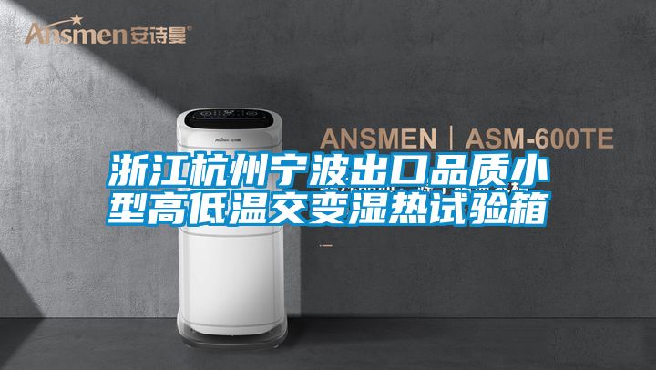 浙江杭州寧波出口品質(zhì)小型高低溫交變濕熱試驗箱
