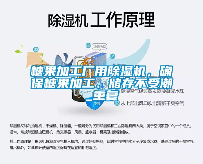 糖果加工廠(chǎng)用除濕機，確保糖果加工、儲存不受潮_重復