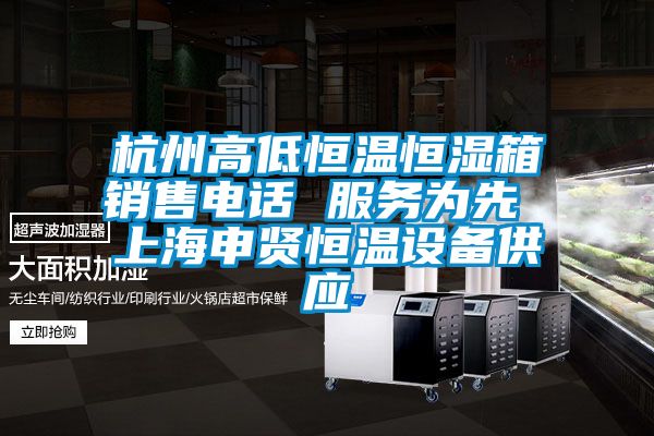 杭州高低恒溫恒濕箱銷(xiāo)售電話(huà) 服務(wù)為先 上海申賢恒溫設備供應