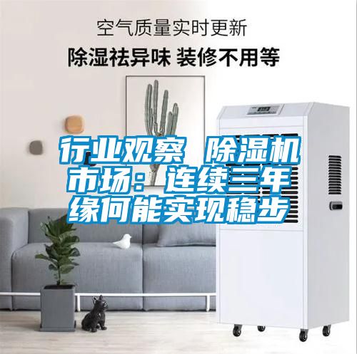行業(yè)觀(guān)察 除濕機市場(chǎng)：連續三年緣何能實(shí)現穩步