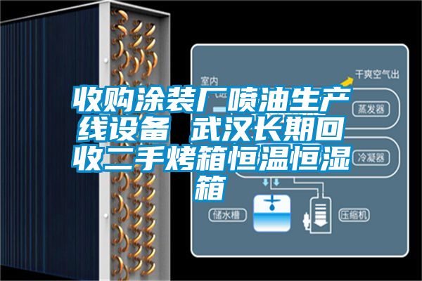 收購涂裝廠(chǎng)噴油生產(chǎn)線(xiàn)設備 武漢長(cháng)期回收二手烤箱恒溫恒濕箱