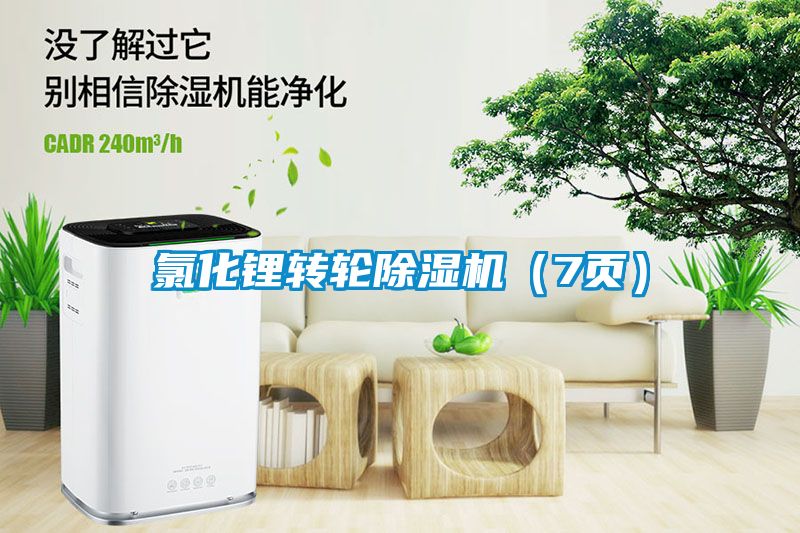氯化鋰轉輪除濕機（7頁(yè)）