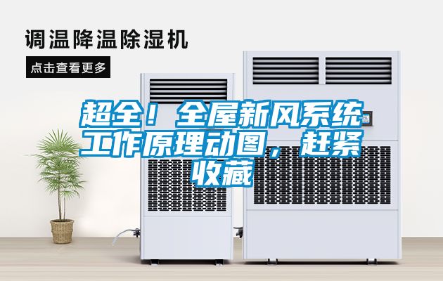 超全！全屋新風(fēng)系統工作原理動(dòng)圖，趕緊收藏