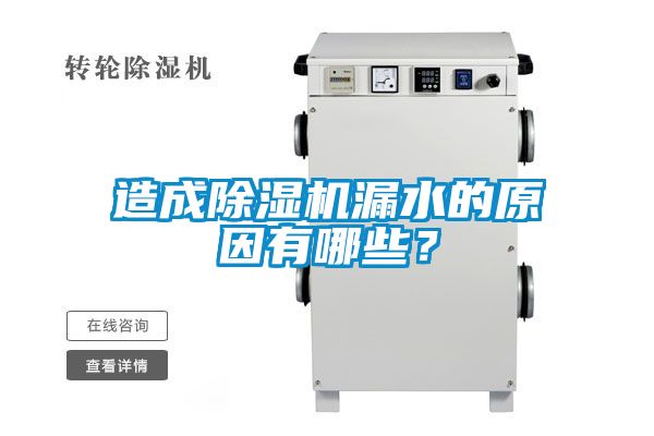 造成除濕機漏水的原因有哪些？