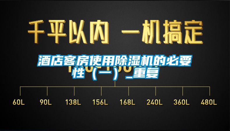 酒店客房使用除濕機的必要性（一）_重復