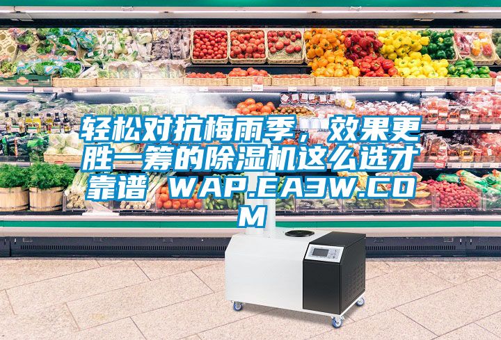 輕松對抗梅雨季，效果更勝一籌的除濕機這么選才靠譜 WAP.EA3W.COM