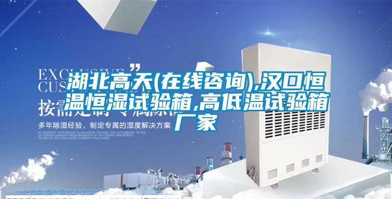 湖北高天(在線(xiàn)咨詢(xún)),漢口恒溫恒濕試驗箱,高低溫試驗箱廠(chǎng)家