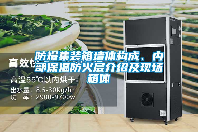 防爆集裝箱墻體構成、內部保溫防火層介紹及現場(chǎng)箱體