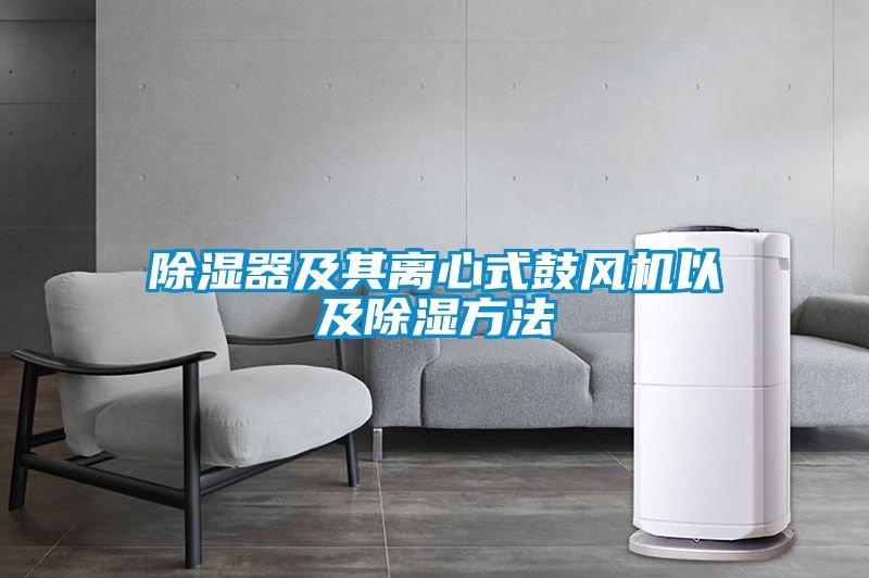 除濕器及其離心式鼓風(fēng)機以及除濕方法