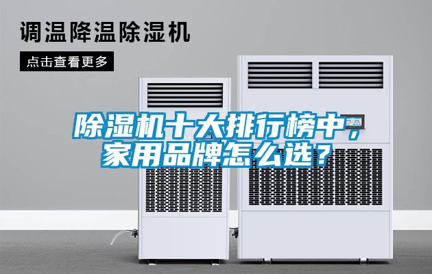 除濕機十大排行榜中，家用品牌怎么選？