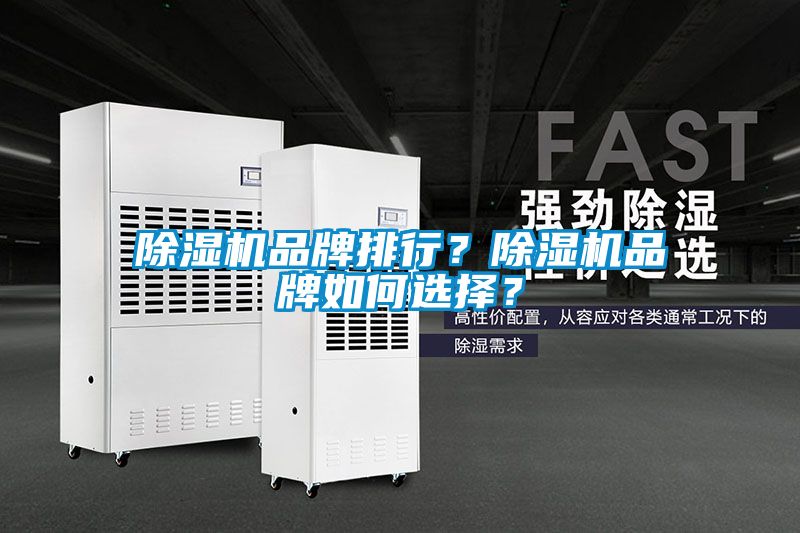 除濕機品牌排行？除濕機品牌如何選擇？
