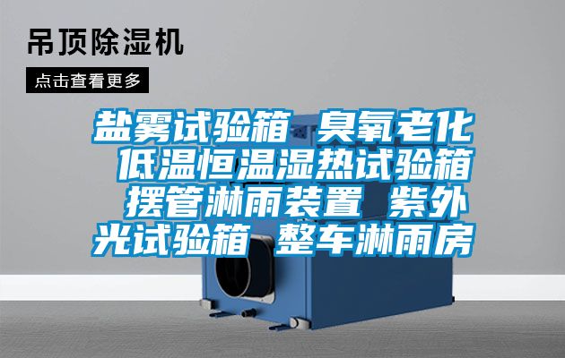 鹽霧試驗箱 臭氧老化 低溫恒溫濕熱試驗箱 擺管淋雨裝置 紫外光試驗箱 整車(chē)淋雨房