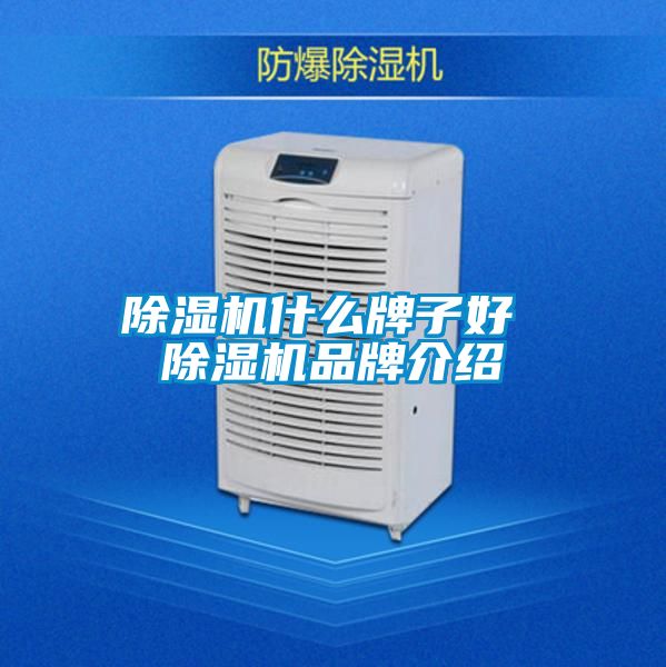 除濕機什么牌子好 除濕機品牌介紹