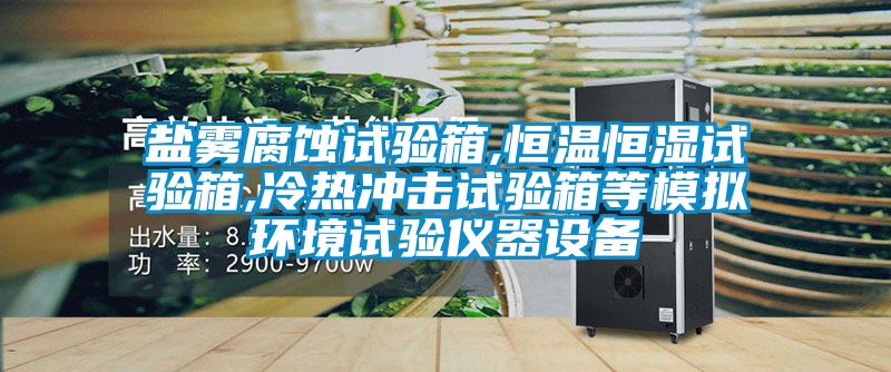鹽霧腐蝕試驗箱,恒溫恒濕試驗箱,冷熱沖擊試驗箱等模擬環(huán)境試驗儀器設備