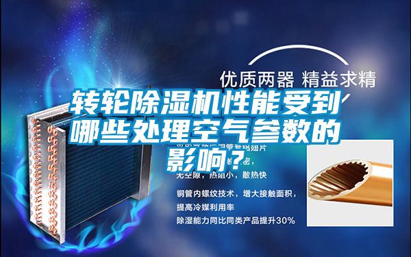 轉輪除濕機性能受到哪些處理空氣參數的影響？