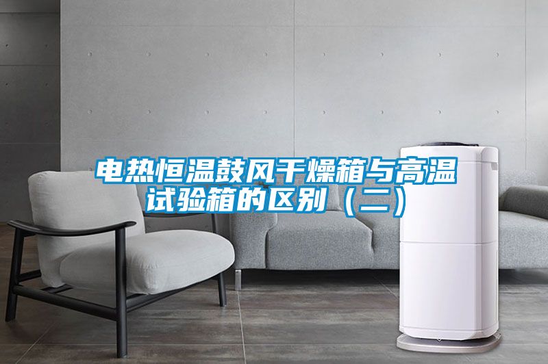 電熱恒溫鼓風(fēng)干燥箱與高溫試驗箱的區別（二）