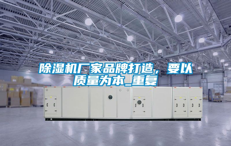 除濕機廠(chǎng)家品牌打造，要以質(zhì)量為本_重復