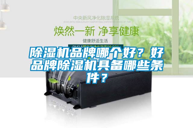 除濕機品牌哪個(gè)好？好品牌除濕機具備哪些條件？