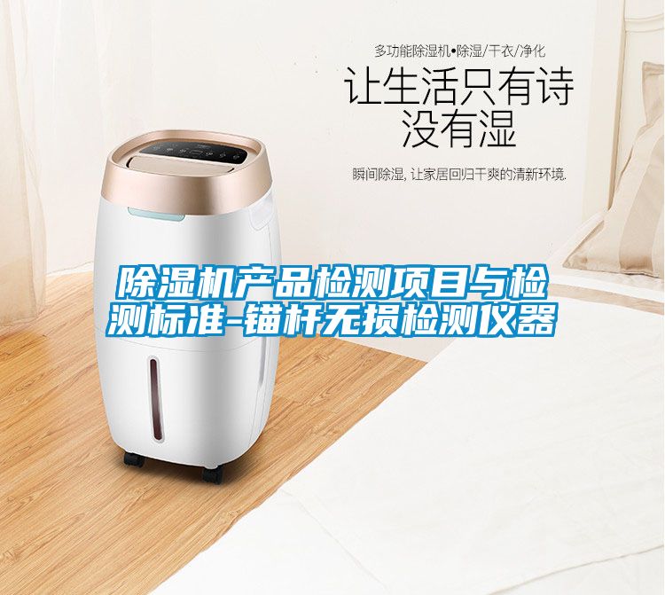 除濕機產(chǎn)品檢測項目與檢測標準-錨桿無(wú)損檢測儀器