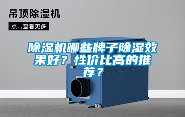除濕機哪些牌子除濕效果好？性?xún)r(jià)比高的推薦？