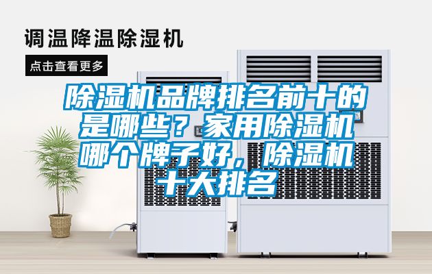 除濕機品牌排名前十的是哪些？家用除濕機哪個(gè)牌子好，除濕機十大排名