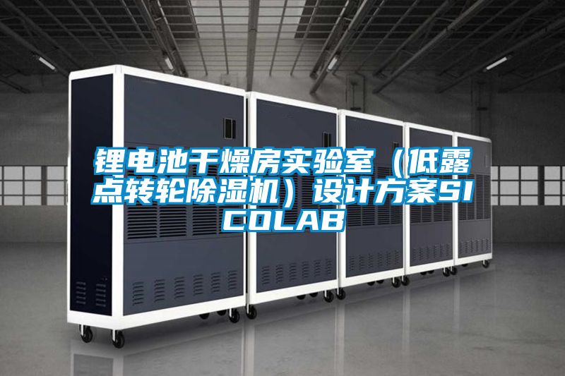 鋰電池干燥房實(shí)驗室（低露點(diǎn)轉輪除濕機）設計方案SICOLAB