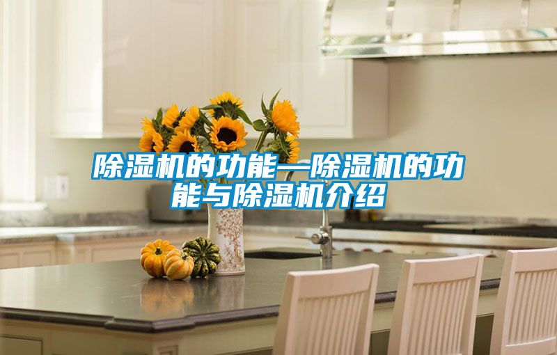 除濕機的功能—除濕機的功能與除濕機介紹