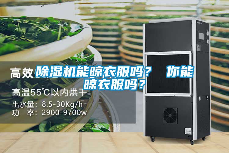除濕機能晾衣服嗎？ 你能晾衣服嗎？