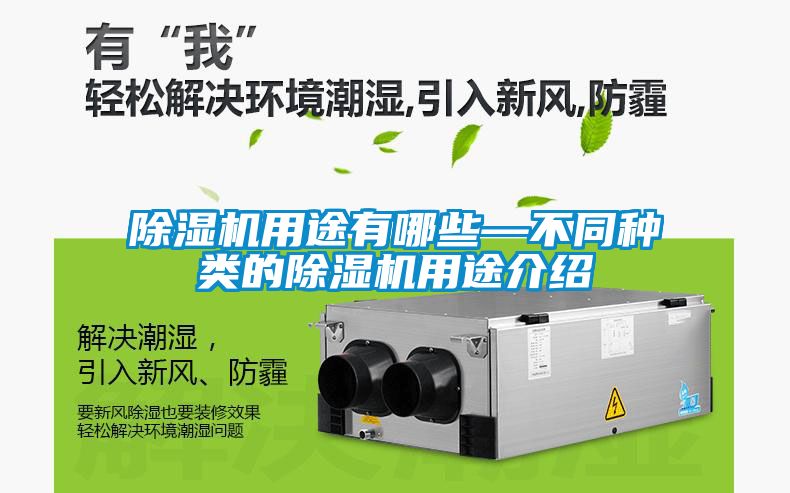 除濕機用途有哪些—不同種類(lèi)的除濕機用途介紹