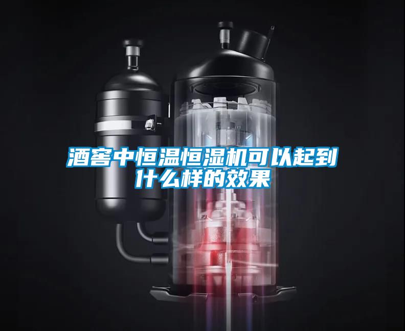 酒窖中恒溫恒濕機可以起到什么樣的效果