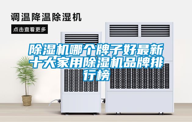 除濕機哪個(gè)牌子好最新十大家用除濕機品牌排行榜