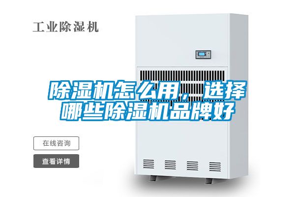 除濕機怎么用，選擇哪些除濕機品牌好